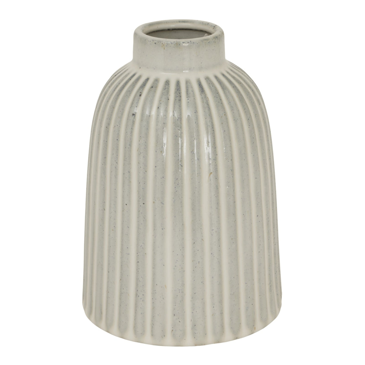 Monte Medium Bell Vase - Stone Ceramic Decorative Vase