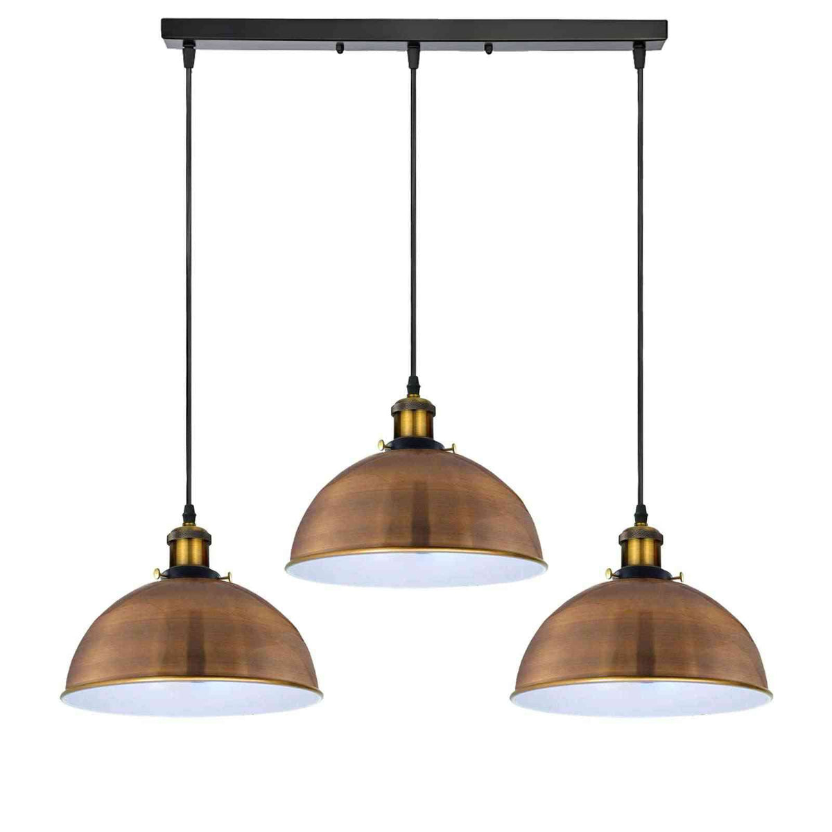 3 Way Linear Bar Pendant Metal Easy Fit Dimmable ~6796-7
