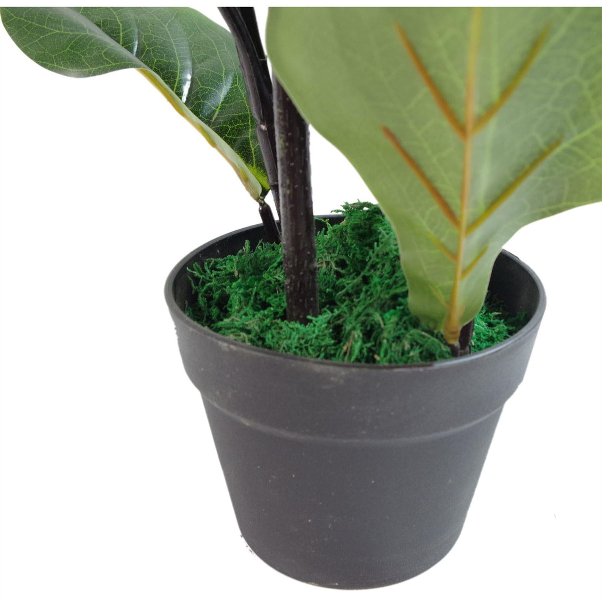 90cm Leaf Design UK Artificial Realistic Plant Fiddle Fig Tree