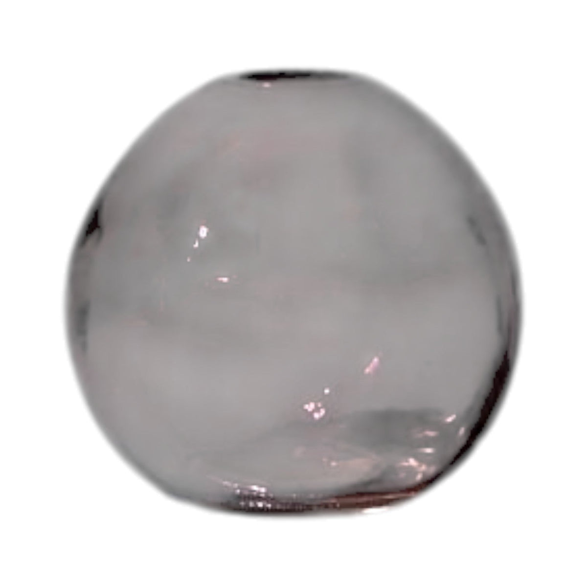 Amethyst Globe Glass Vase