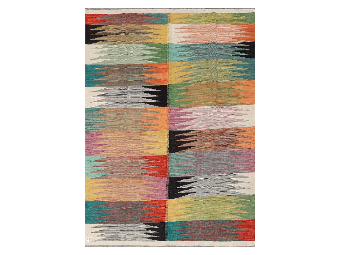 Handwoven kilim rug