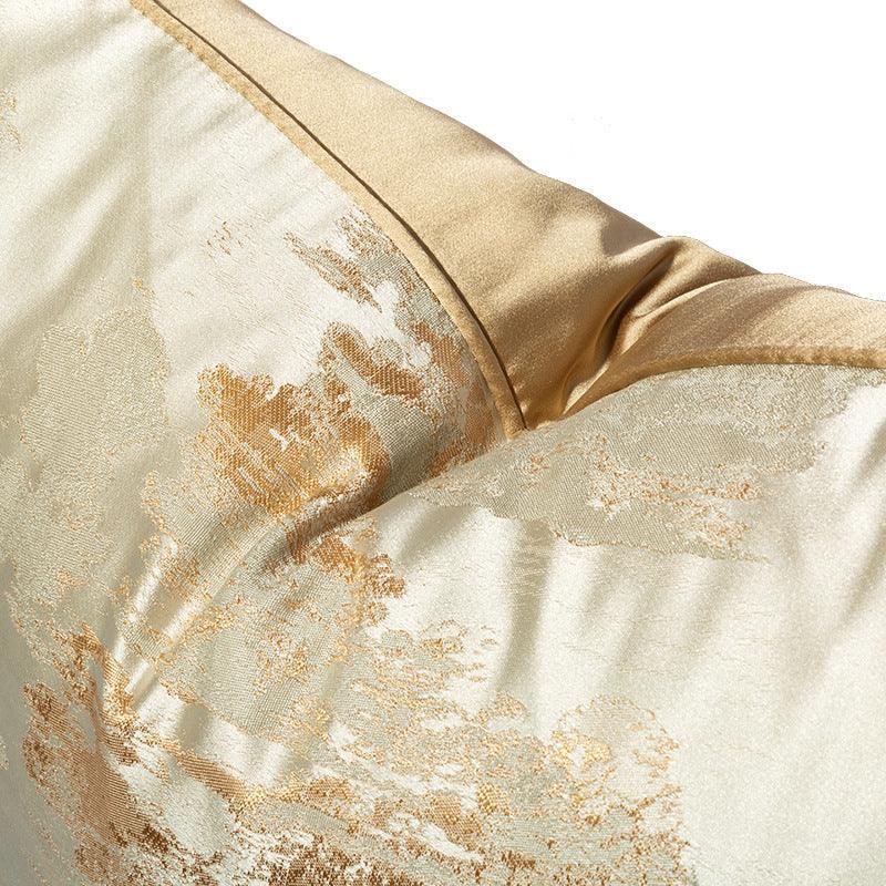 Textured cushion covers on a sofa