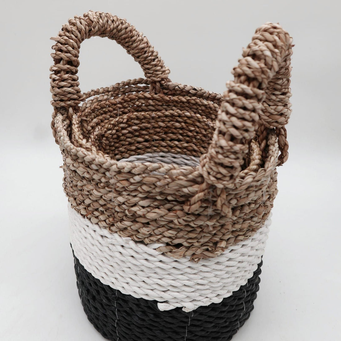 Seagrass storage baskets