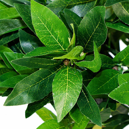 50cm Leaf Design UK Artificial Realistic Bay Laurel Topiary Ball Tree