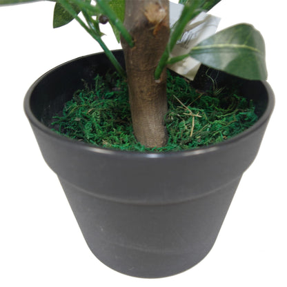 50cm Leaf Design UK Artificial Realistic Bay Laurel Topiary Ball Tree