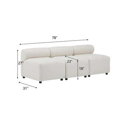 Evelyn Modular Chenille Sectional Sofa, 78- to 114-Inch Configurations