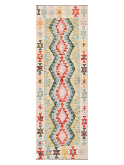 Maimana Kilim Runner - 256 × 86 cm (8'5" x 2'10")