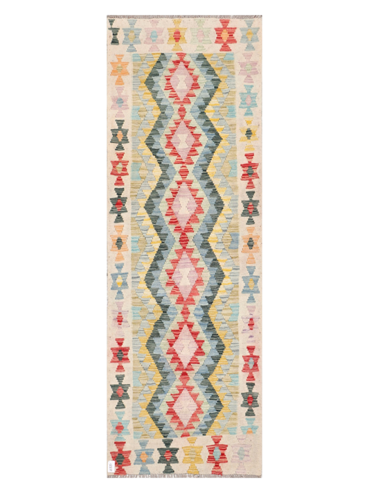 Maimana Kilim Runner - 256 × 86 cm (8'5" x 2'10")