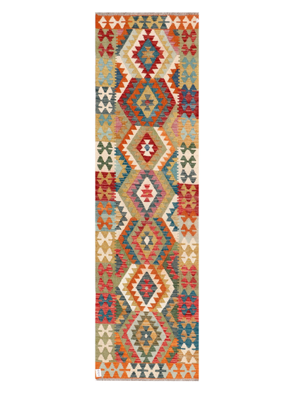 Maimana Kilim Runner - 288 × 81 cm (9'5" x 2'8")