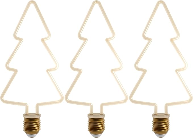 LED Christmas Bulb Set, Warm White E27