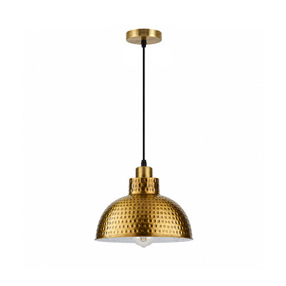 Vintage Hammered Pendant Light 26cm E27 ~6827-3