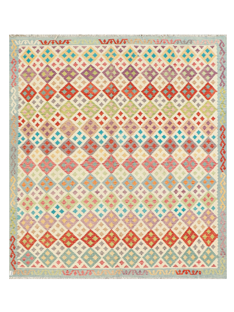 Maimana Kilim - 292 × 260 cm (9'7" x 8'6")
