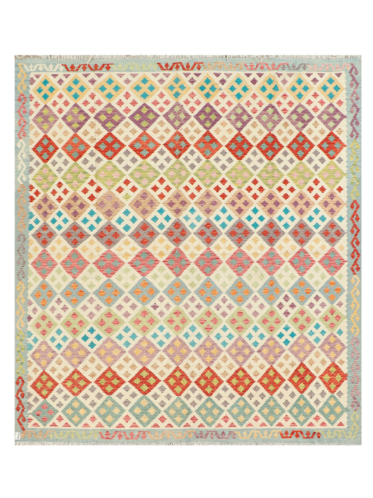 Maimana Kilim - 292 × 260 cm (9'7" x 8'6")
