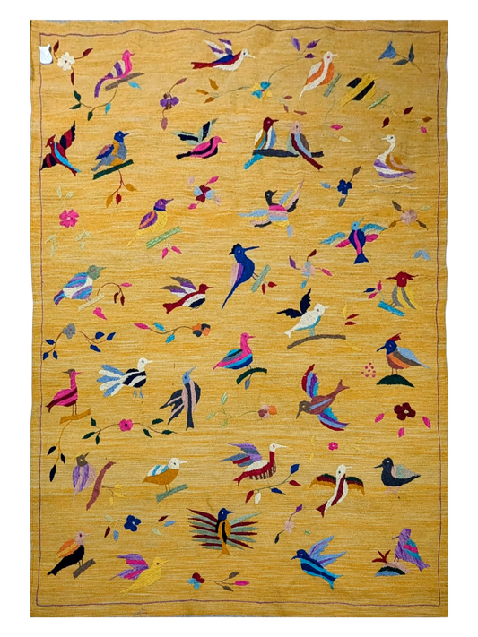 Suzani Afghan Kilim Rug - Size: 245 x 166 cm