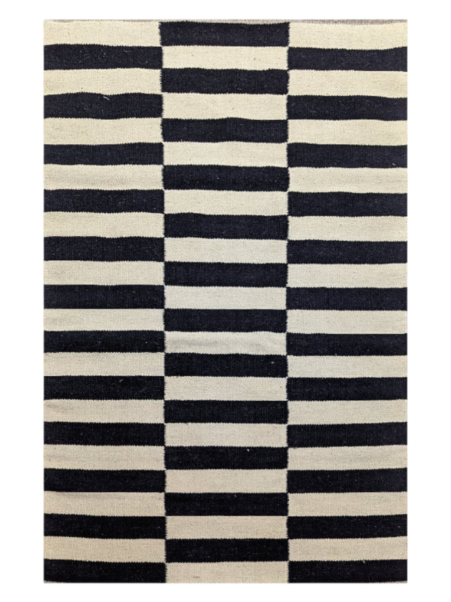 Scandinavian Kilim Rug - Size: 150 x 90 cm (4'11" x 2'11")