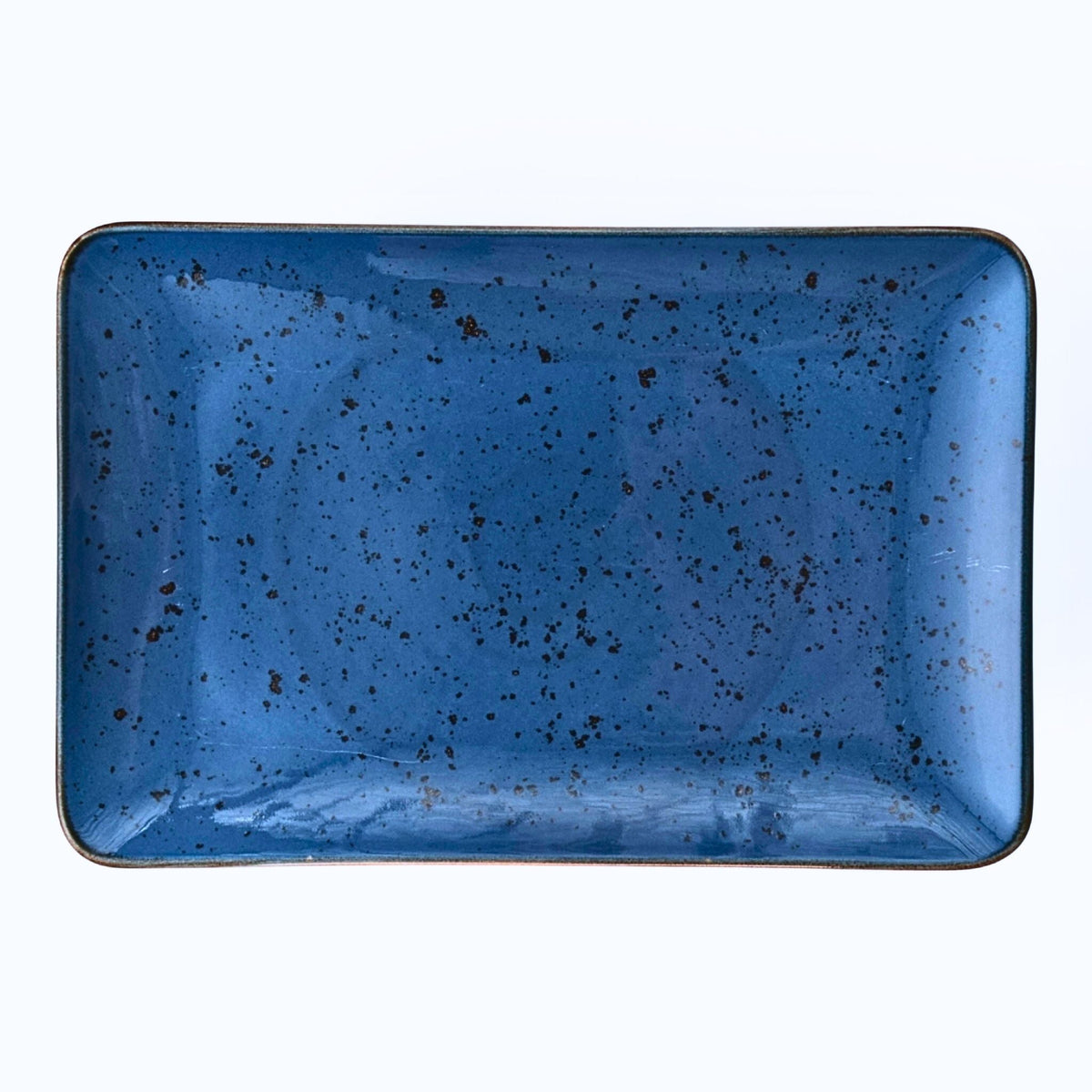 Porcelain Serving Plate – Fairlie, Blue – 30x20cm