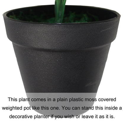 Leaf Design UK Realistic Large Artificial Foliage Plant with Pot 60cm