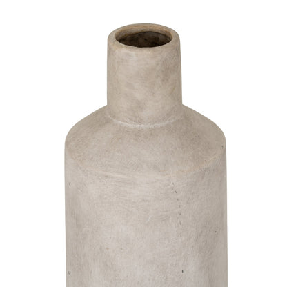 Darcy Sutra Vase - Antique White Stoneware Decorative Vase