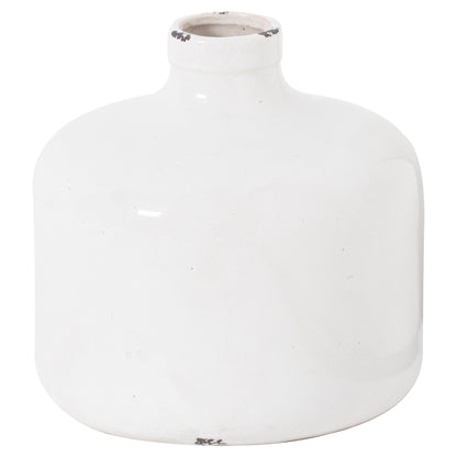 Garda Glazed Eve Vase - Grey Ceramic Decorative Vase