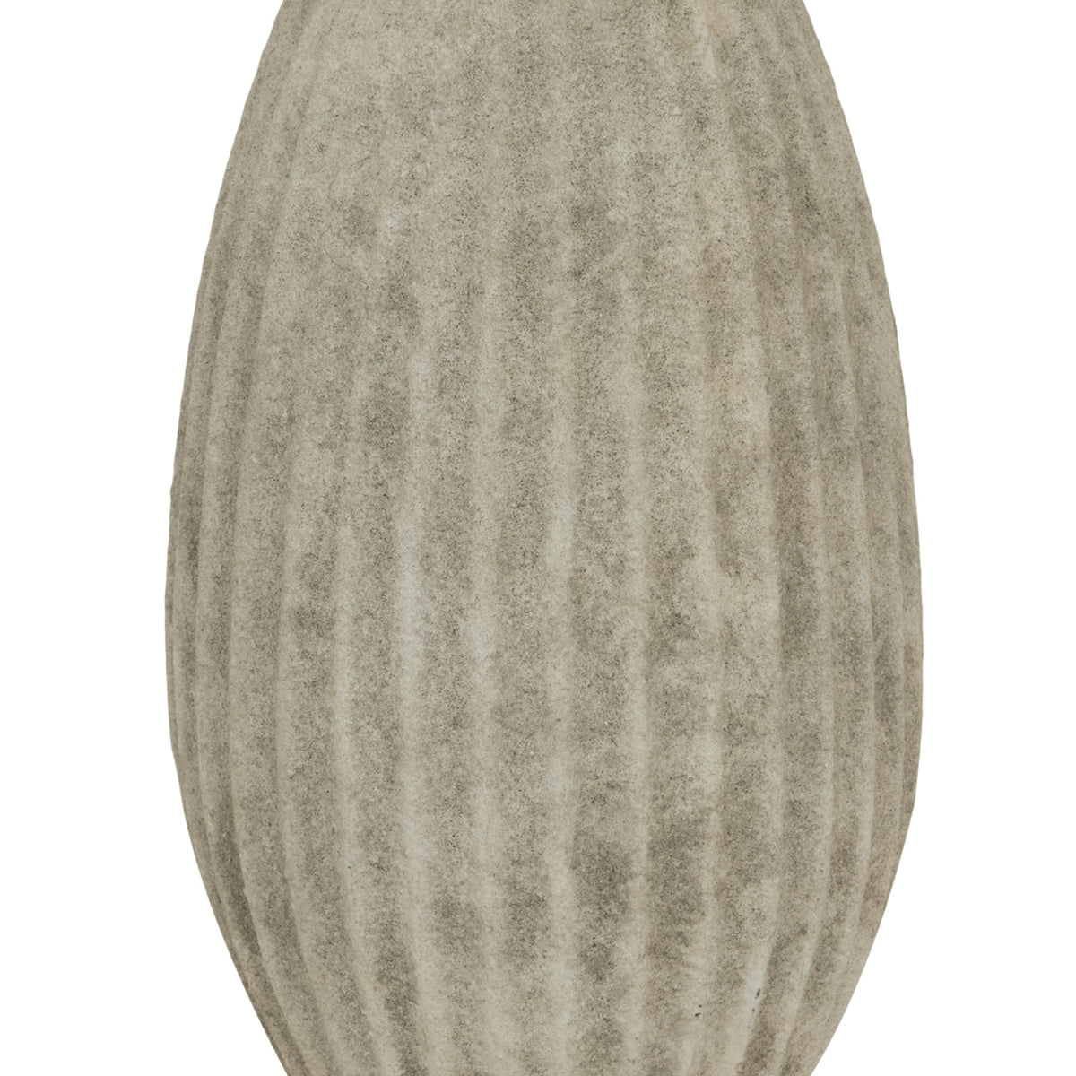 Catania Large Olpe Vase - Silver Ceramic Decorative Vase