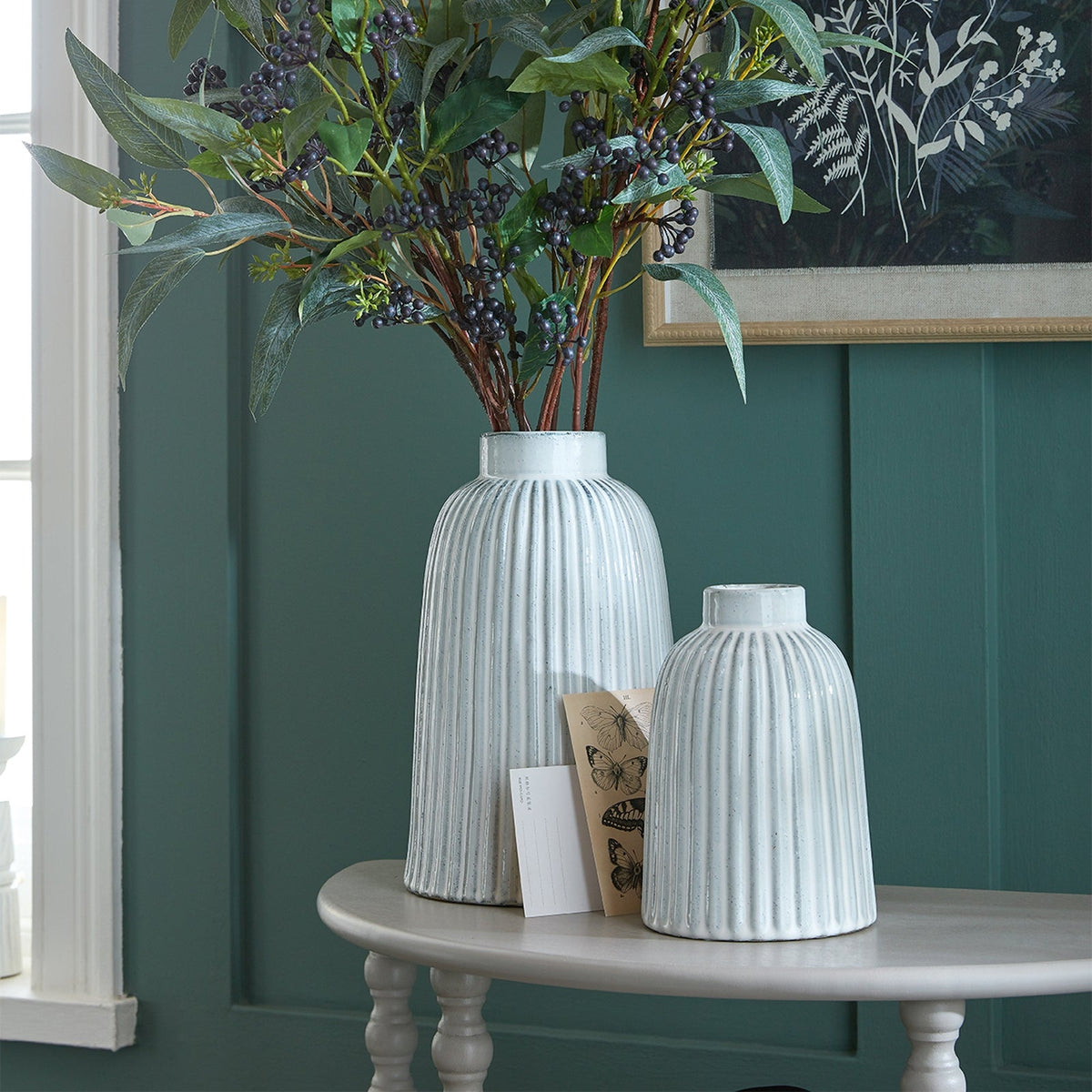 Monte Large Bell Vase - Stone Glass Decorative Vase