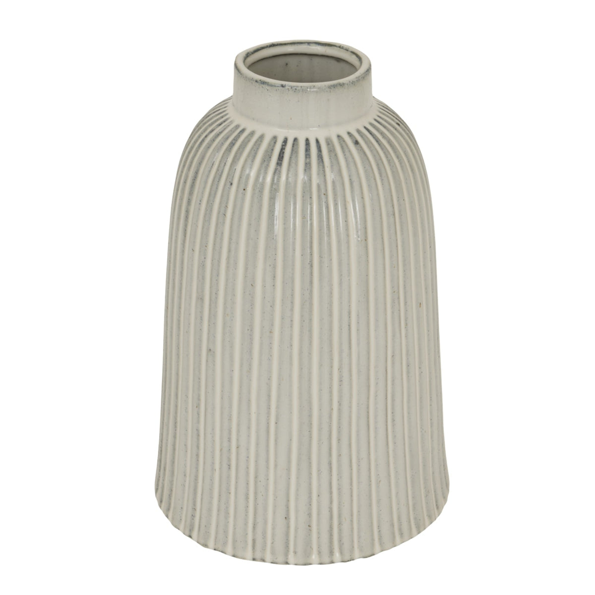 Monte Large Bell Vase - Stone Glass Decorative Vase
