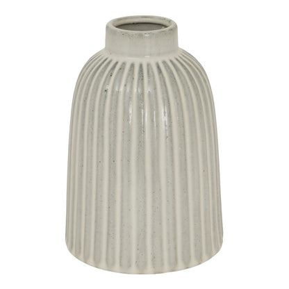 Monte Medium Bell Vase - Stone Ceramic Decorative Vase