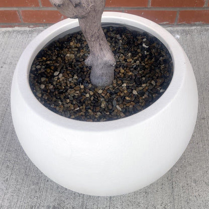 200cm XXL Artificial Olive Tree with Decorative Planter - Premium Quality