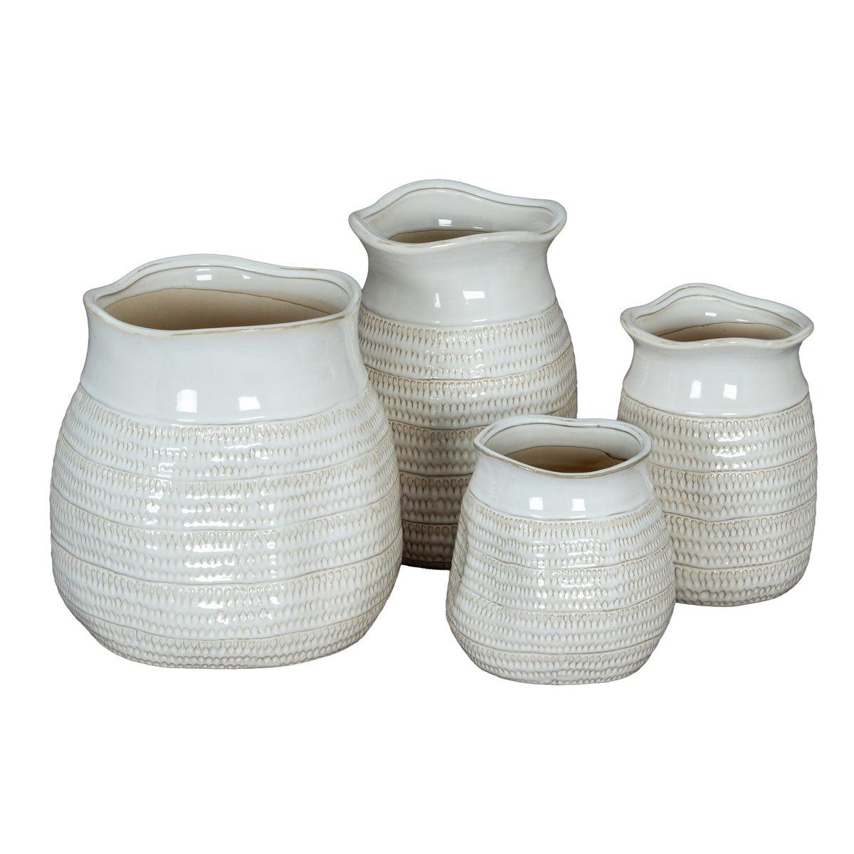 Tava Hewn Bud Vase - Black Ceramic Decorative Vase