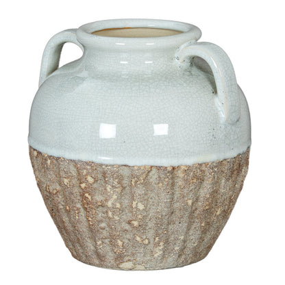 Thorne Medium Amphora Vase - Green Glass Decorative Vase