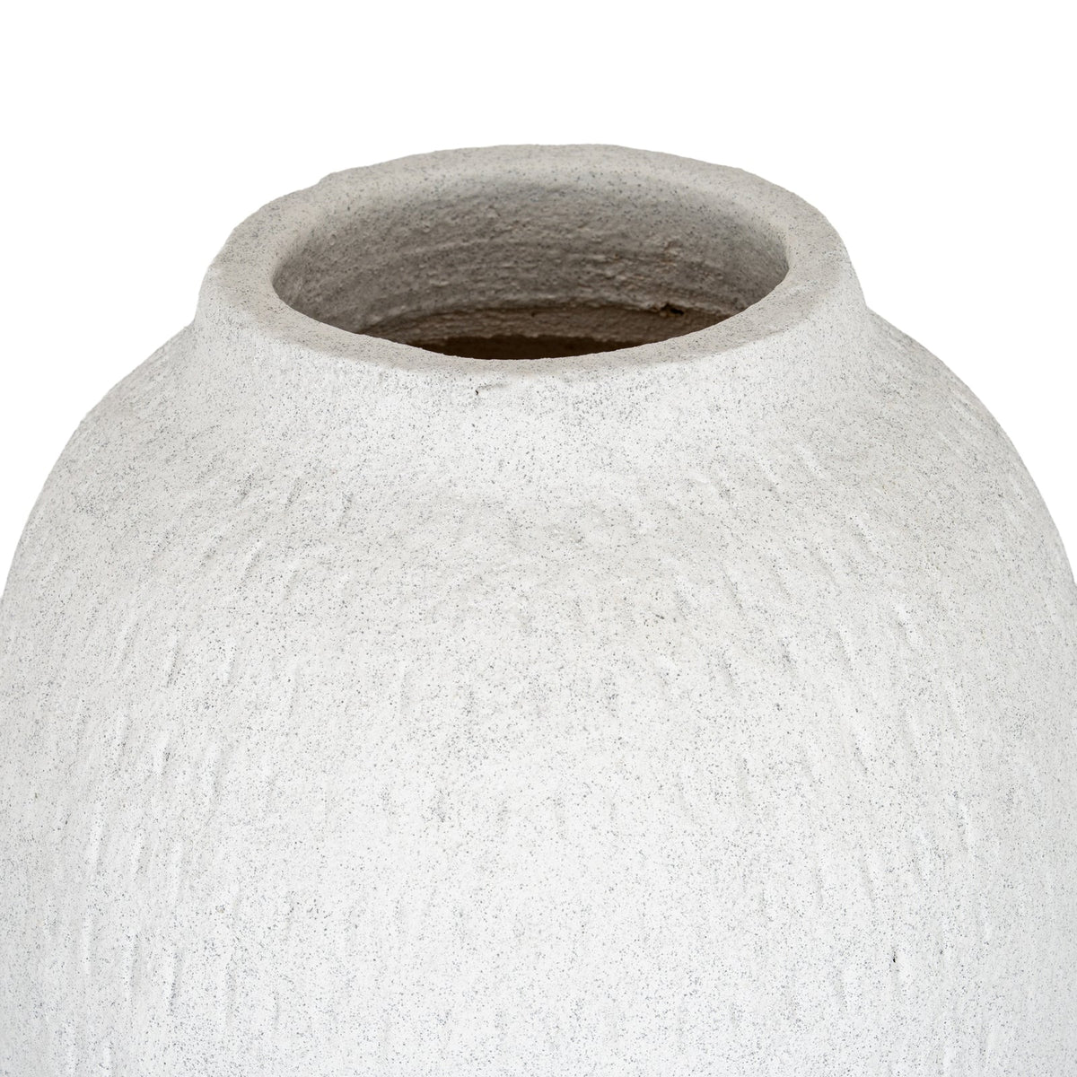 Ashen Large Tall Vase - Grey Ceramic Decorative Vase