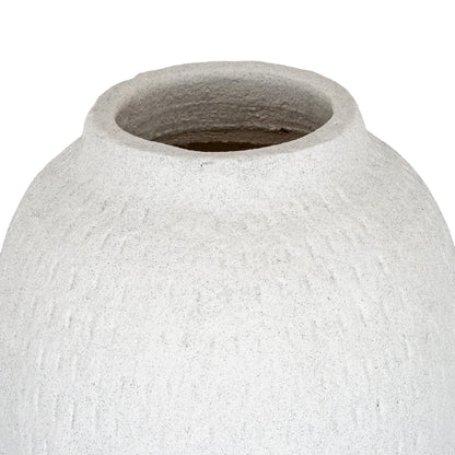 Ashen Large Tall Vase - Grey Ceramic Decorative Vase