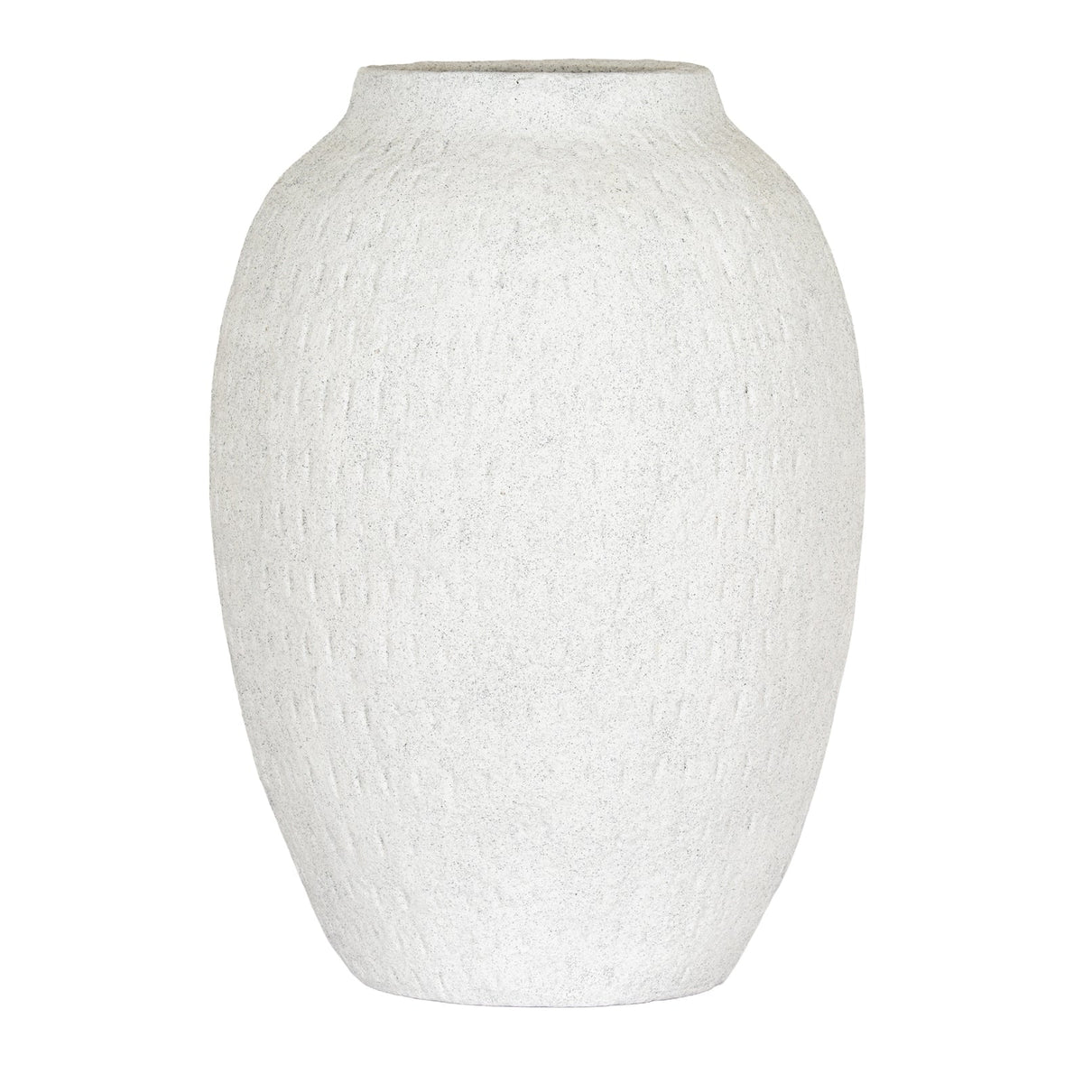 Ashen Large Tall Vase - Grey Ceramic Decorative Vase