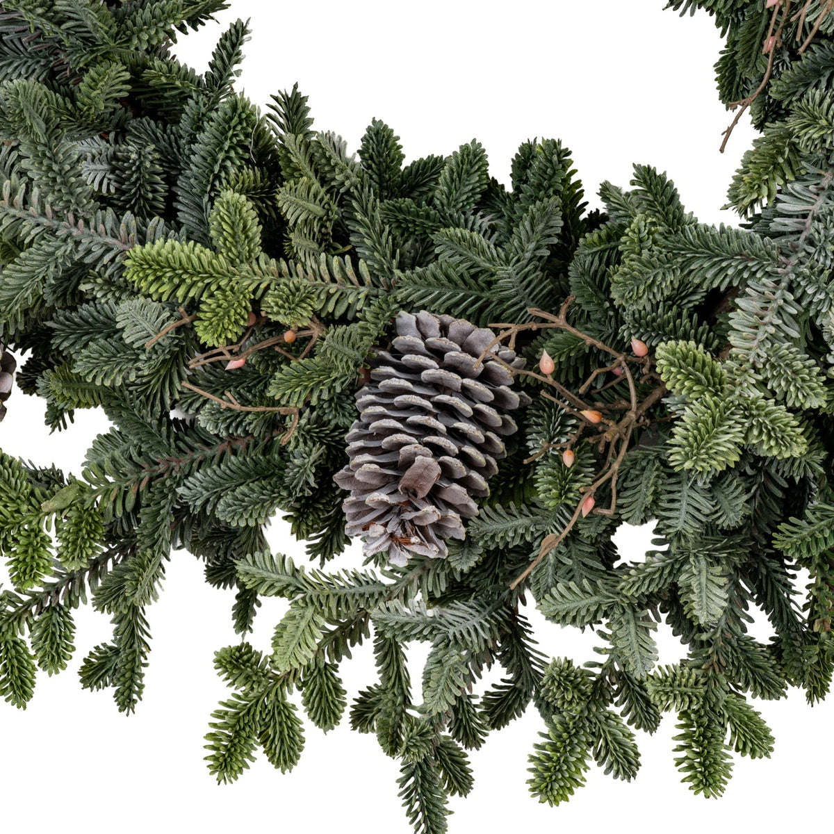 Woodland Pine Wreath With Pinecones-1