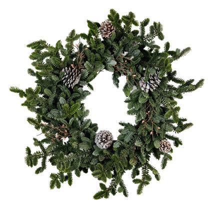 Woodland Pine Wreath With Pinecones