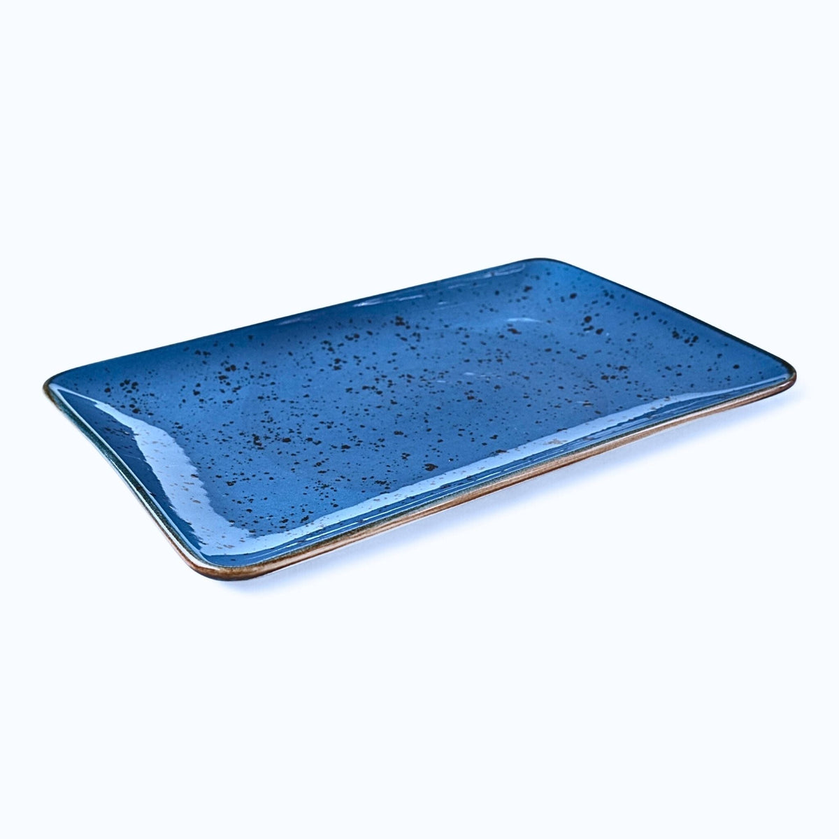 Porcelain Serving Plate – Fairlie, Blue – 30x20cm