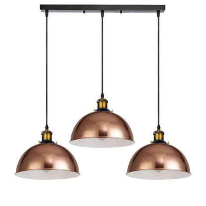 3 Way Linear Bar Pendant Metal Easy Fit Dimmable ~6796-5