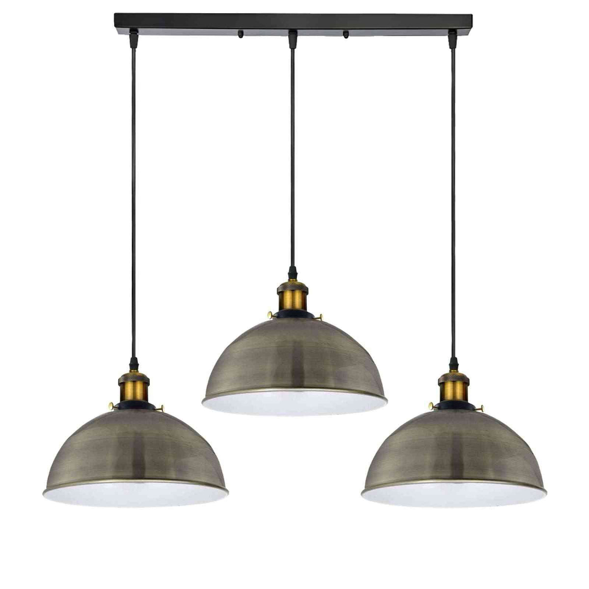3 Way Linear Bar Pendant Metal Easy Fit Dimmable ~6796-4