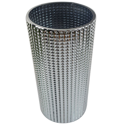 Glass Vase Silver Dot Glass Vase 30cm Botanik