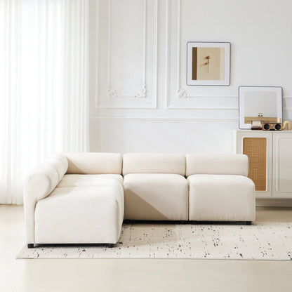Evelyn Modular Chenille Sectional Sofa, 78- to 114-Inch Configurations