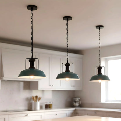Easy Fit E27 Metal Chain Pendant Light, Dimmable