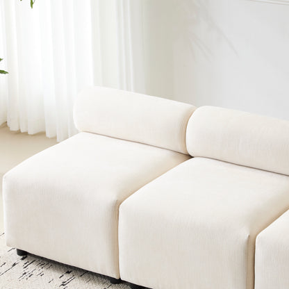 Evelyn Modular Chenille Sectional Sofa, 78- to 114-Inch Configurations
