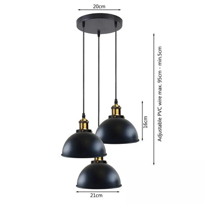 Vintage Ceiling Pendant Light Metal Lampshade Loft Hanging Retro Lamp ~  6020