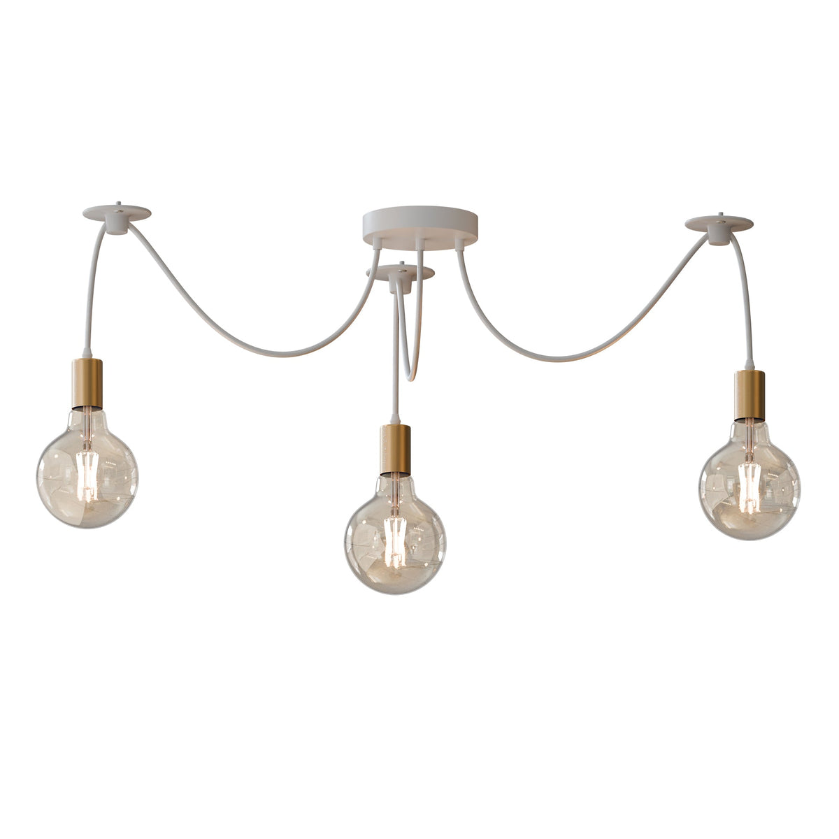 3 Way Spider Light E27 Adjustable Cable  Pendant Light ~5669-6