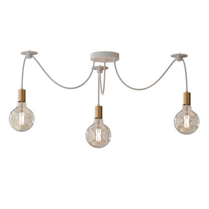 3 Way Spider Light E27 Adjustable Cable  Pendant Light ~5669-6