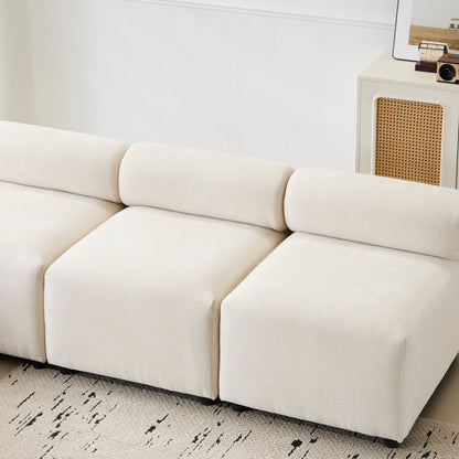 Evelyn Modular Chenille Sectional Sofa, 78- to 114-Inch Configurations