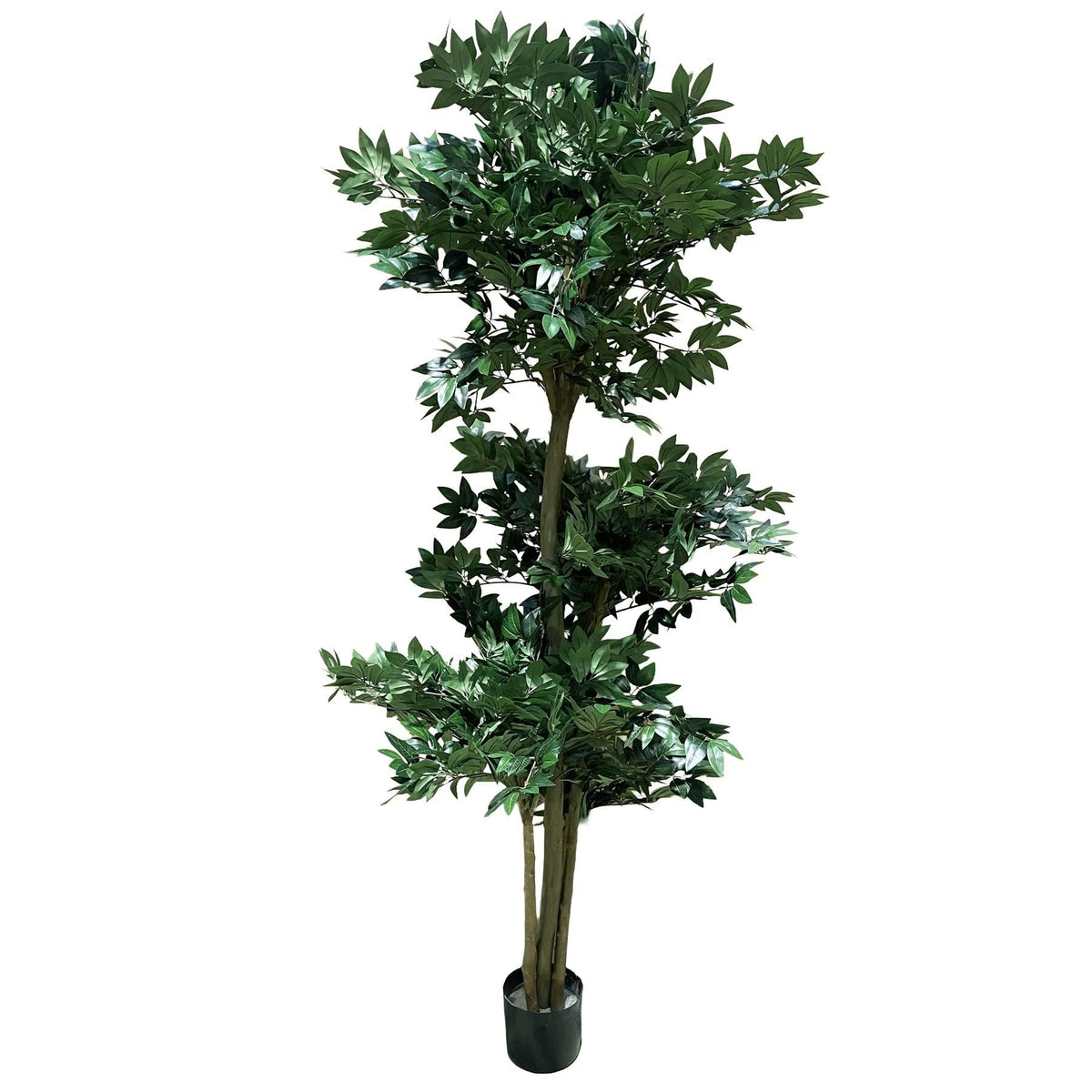 180cm Fire Retardant Lychee Ball Tree with 3774 Leaves and Natural Trunk - Premium Quality