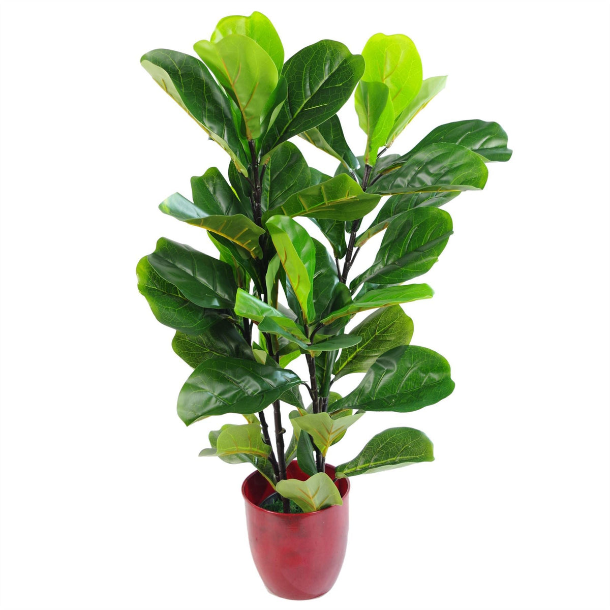 90cm Leaf Design UK Artificial Realistic Plant Fiddle Fig Tree