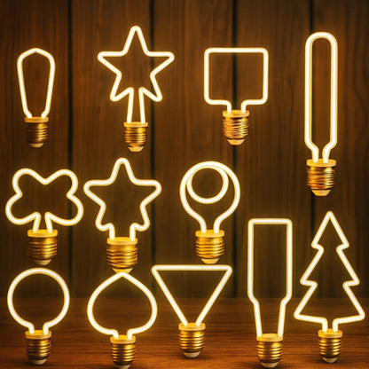 Christmas Decorative LED Bulb Set Warm White 2700K E27~6459