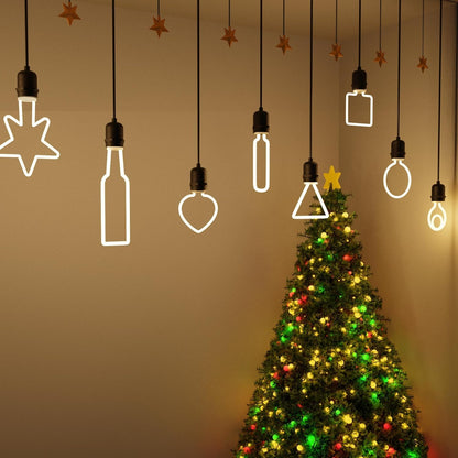 Christmas Decorative LED Bulb Set Warm White 2700K E27~6459